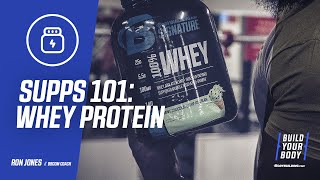 Supplements 101 The Benefit of Whey Protein amp Isolate [upl. by Neeuq300]