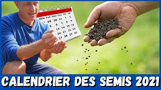 CALENDRIER DES SEMIS  2021 multi climats  jour par jour [upl. by Bibi395]