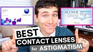 Best Contact Lenses for Astigmatism  Toric Contacts Review [upl. by Marje]