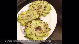 Receta Alcachofas a la plancha en Círculo marisquería [upl. by Rehpatsirhc247]