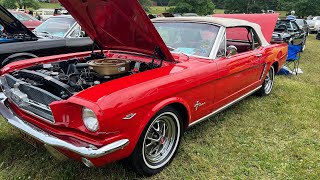 Medfield on the Charles car show 2024 Mustang featured cars [upl. by Tarrel285]