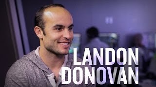 SB Nation interview Landon Donovan on the World Cup MLS and USAs new kits [upl. by Kirst675]