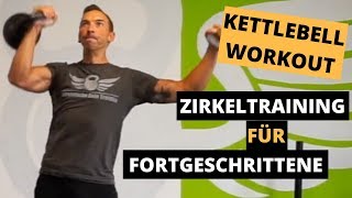 Kettlebell Workout Kettlebell Übungen für Fortgeschrittene [upl. by Ailegave566]