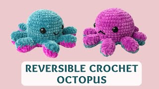 Reversible Crochet Octopus TikTok 2021  Free Amigurumi Animal Tutorial [upl. by Llennod318]