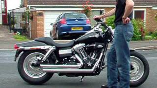 HarleyDavidson Fat Bob Vance amp Hines Big Shots quotbefore amp afterquot comparison [upl. by Sudbury312]