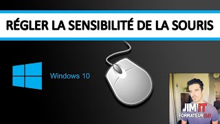 COMMENT RÉGLER LA SENSIBILITÉ DE LA SOURIS SOUS WINDOWS 10 [upl. by Cinomod]