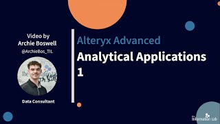 Passing Alteryx Advanced  Analytical Apps 101 [upl. by Tyree]