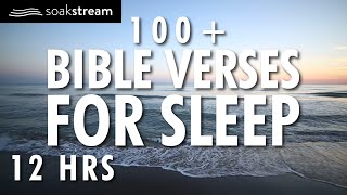 Bible Verses For Sleep  100 Healing Scriptures with Soaking Music  Audio Bible  12 HRS [upl. by Jordans]