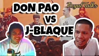 REYALTALKS REACTION  JBlaque vs Don Pao  PSP RAP BATTLE [upl. by Persson338]