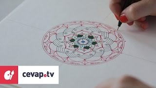 Mandala çizimi nasıl yapılır [upl. by Chappie]