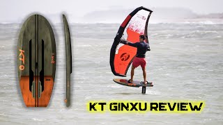 KT Ginxu  Wing Foil Board REVIEW [upl. by Eeralav137]