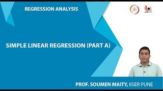 Simple Linear RegressionPart A [upl. by Clough]