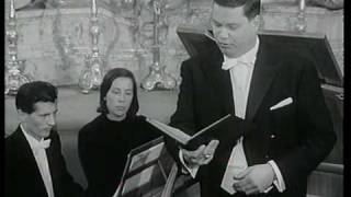 Dietrich FischerDieskau sings Bach Grosser Herr und starker König Weihnachtsoratorium [upl. by Nnylanna]