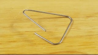 How to make a Jumping Paperclip [upl. by Selry]