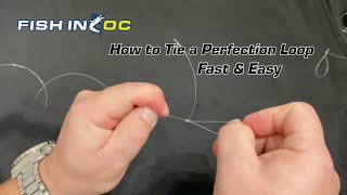 Perfection Loop Fishing Knot  Fast amp Easy [upl. by Atiuqram76]