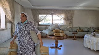 4K 😊🏡🛋️ جاء وقت تنظيف الصالون ديالي ، نقيتو على حقو او طريقو [upl. by Combs600]