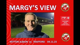 Margy Interview after the 40 victory at Witton Albion [upl. by Nnahteb]