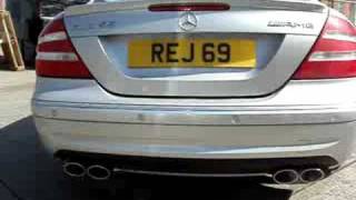 Mercedes CLK55 AMG exhaust  CKS Performance [upl. by Gainer717]