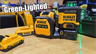 DEWALT 20V12V DCLE34033D1 230 ft330 ft 3x360° High Precision Green Laser Level Kit [upl. by Salmon25]