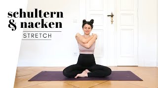 Yoga Stretch für Schultern und Nacken  Verspannungen lösen  13 Minuten Yoga Quickie [upl. by Dorolice]