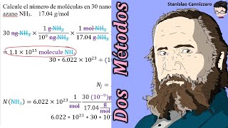 𝐌𝐎𝐋É𝐂𝐔𝐋𝐀𝐒 𝐘 𝐌𝐀𝐒𝐀 Cuantas 𝐦𝐨𝐥é𝐜𝐮𝐥𝐚𝐬 de NH3 hay en 30 ng [upl. by Particia]