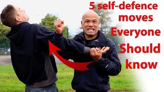 5 Self Defence moves everyone should know  Master Wong [upl. by Dorolisa817]