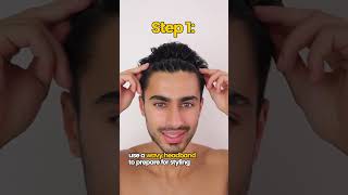 Mens Hair Tutorial How To Style Curtains [upl. by Coucher]