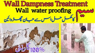 Wall Dampness Treatment  wall seepage solution  wall dampness [upl. by Iduj119]