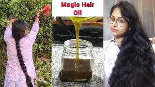 Magical Hair Oil Recipe to prevent Hairfall Hair Greying Dandruff  How to get thick hair [upl. by Candless]