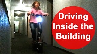 MACH1 Electric Scooter 1000W 48V  First Run Inside the Building [upl. by Elsilrac]