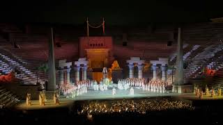 OPERA “AIDA” Verona opera festival 2024 [upl. by Sucul650]