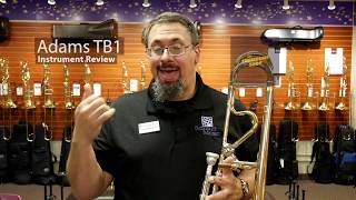 WE GOT ONE Adams TB1 Tenor Trombone Full Review [upl. by Kim]