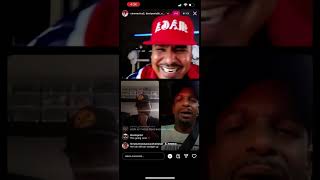 CHARLESTON WHITE ON IG LIVE WITH TROLL 🤣🤣 [upl. by Llerej]