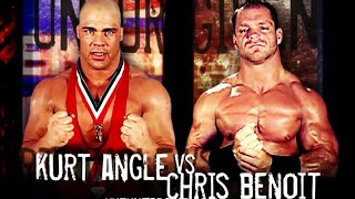 Kurt Angle vs Chris Benoit  Unforgiven 2002  Highlights [upl. by Ellatsyrc201]