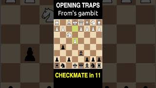 🔥 OPENING TRAPS  Quick CHECKMATE  Win fast  Complete Trap and Trick  Gambit ♟️ [upl. by Annoyed]