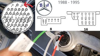 Diagnose Pre1998 Mercedes for Free amp Easily81638 Sockets [upl. by Xxam601]