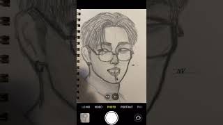 Piwon comeback Fave song👇🏼 artshorts p1harmony piwon keeho sketch kpop kpopart artist [upl. by Anaes]