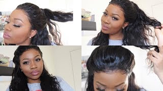 Comment poser sa lace frontal sans colle  Avec UniceHair [upl. by Vivianne]