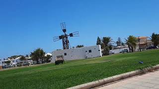 Corralejo fuerteventura corralejo wheelchairtravel wheelchair walk [upl. by Ainaj]