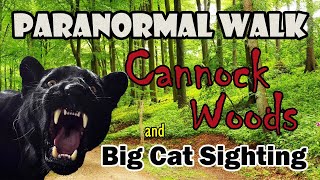 Paranormal Walk  Cannock Chase  Big Cat Sighting [upl. by Maison862]