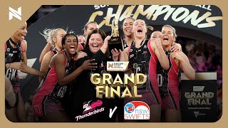 Grand Final Highlights 2023  Thunderbirds Vs Swifts  Suncorp Super Netball [upl. by Darryl500]