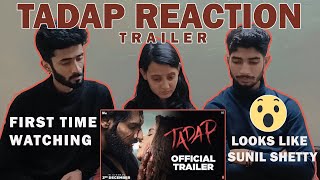 Tadap  Official Trailer REACTION  Ahan Shetty  Tara Sutaria  Sajid Nadiadwala [upl. by Dianna]