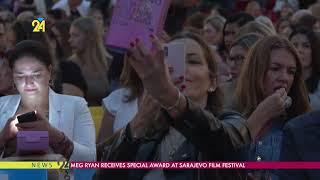 Meg Ryan Receives Special Award At Sarajevo Film Festival [upl. by Anawek527]