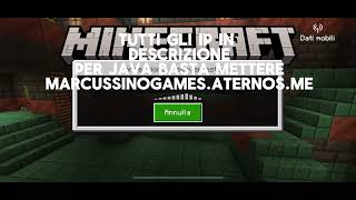 Come entrare nel mio server minecraft [upl. by Crudden31]