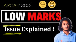 AFCAT Low Marks Issue Explained 😪 AFCAT 1 2024 [upl. by Niawat]