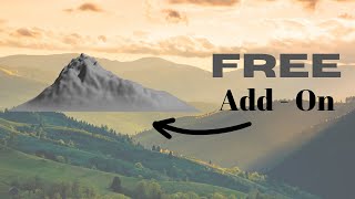 Create LANDSCAPES in Blender With FREE Addon  2024 Update [upl. by Lajet]