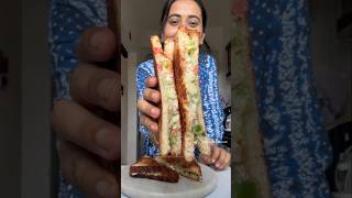 Veg Sandwich recipe using homemade Mayonnaise  Veg Sandwich recipe shortsfeed youtubeshorts [upl. by Itida]