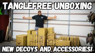 NEW TANGLEFREE SHIPMENT  Unboxing Decoys and New Gear [upl. by Layap800]