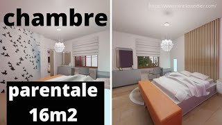 Une chambre parentale 16m2  étude de projet et room tour [upl. by Aneelehs409]