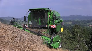 Dreschen extrem  Spezialdrescher DeutzFahr M3575  Extreme Combine Harvester  UltraHD [upl. by Eelessej]